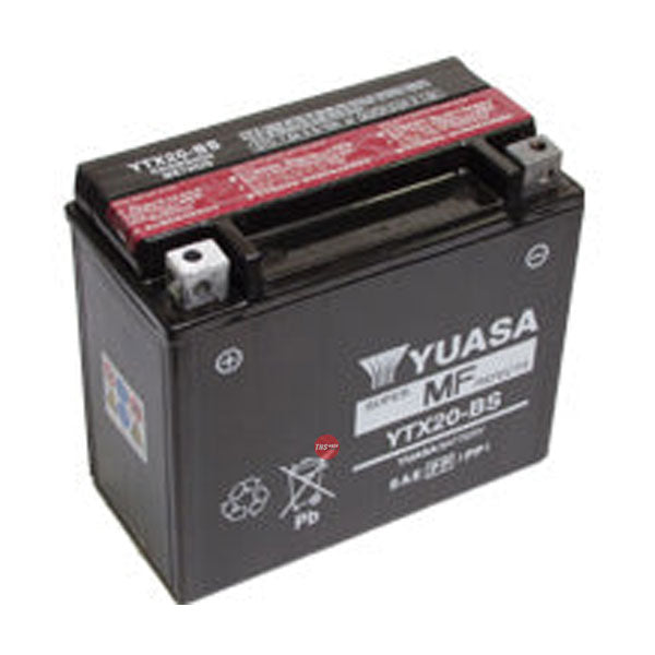 Yuasa YTX20-BS Battery Factory Activated Non Dg