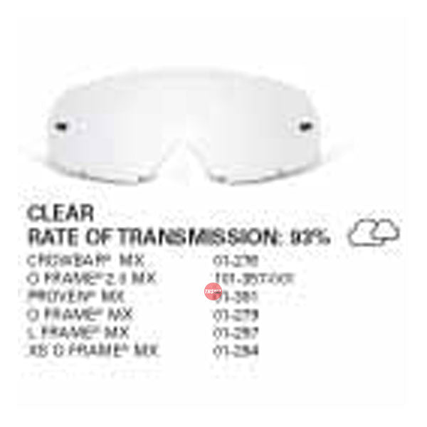 Oakley Proven Mx Clear Lens