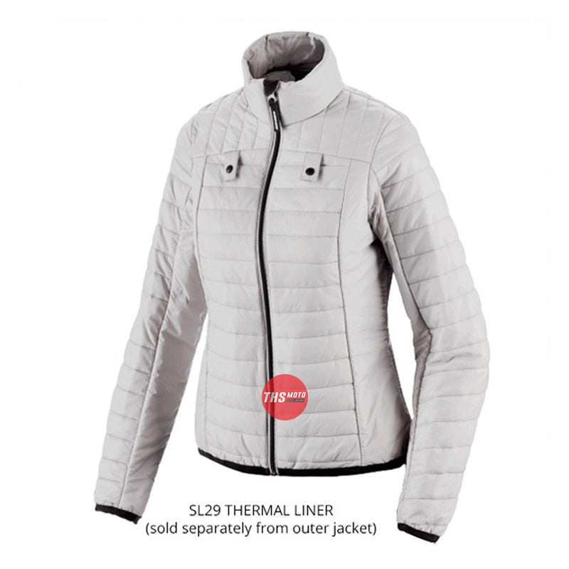 Spidi Jacket Leather Evorider 2 Lady Black/White 48
