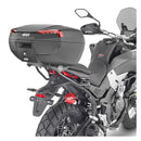 Givi Monolock Top Box 46Lt Riviera Black Tech Reflectors