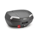Givi Monolock Top Box 46Lt Riviera Black Tech Reflectors