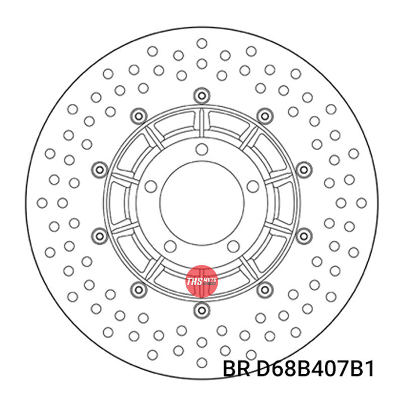 Brembo Front Disc Bmw R100 (33 mm Offset)