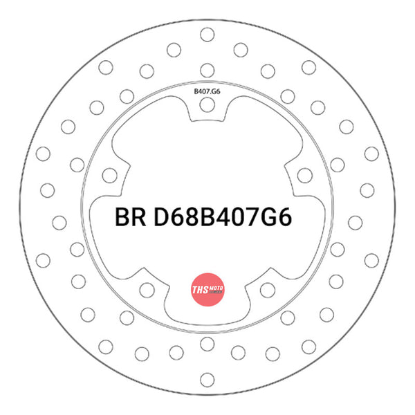Brembo Rear Disc Aprilia 1000 Rsv / Tuono Various '98->