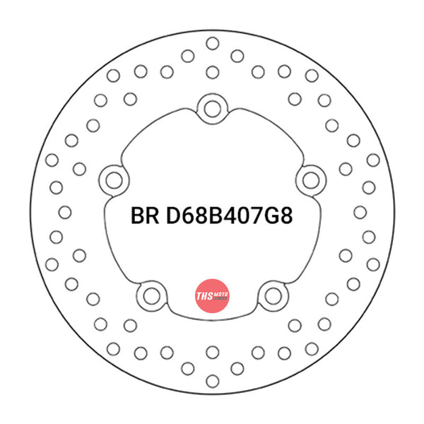 Brembo Rear Disc Honda Nc/Ctx 700/750 Various '12->