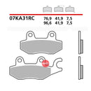 Brembo Brake Pads Front Track Carbon Ceramic Kawasaki 250-400 Ninja '08->