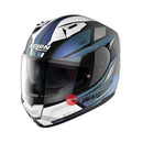 Nolan Helmet N60-6 Downshift Flat Black / Steel Blue Size 2XL
