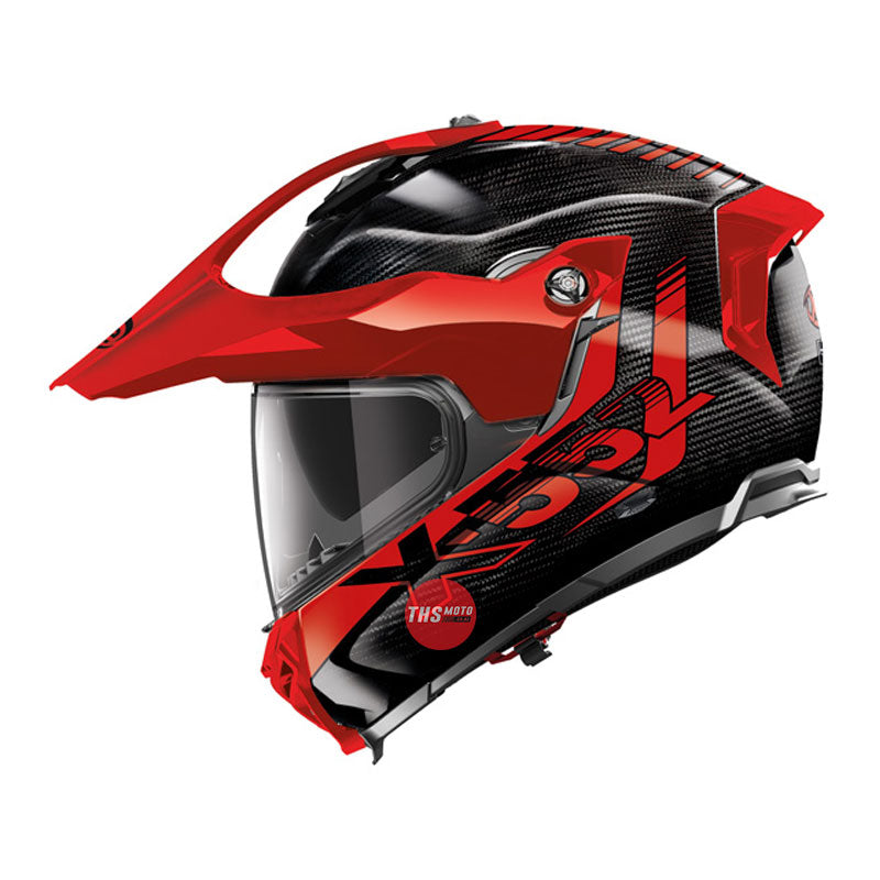 Nolan XLite Adventure Helmet X552 Hilside Black/Red Size XL