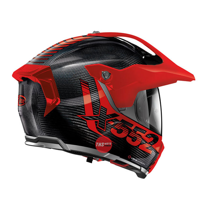 Nolan XLite Adventure Helmet X552 Hilside Black/Red Size Medium