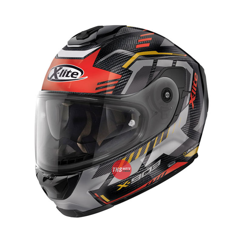 Nolan Helmet X903 Ultra Carbon Backstreet Carbon/Red/Gold Size Medium