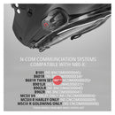 Nolan Helmet N80-8 Wanted Flat Lava Grey / Red Size 2XL