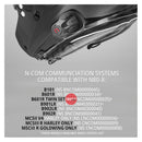 Nolan Helmet N80-8 Wanted Flat Lava Grey / Red Size 2XL