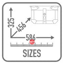 Givi Monokey Top Box 58Lt Outback Evo Alu Silver