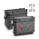 Givi Cam-Side Panniers 37Lt L/33Lt R Outback Evo Alu Black (Plos Only)