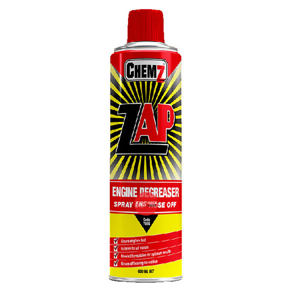 Chemz Zap Engine Degreaser Aerosol 600 Ml
