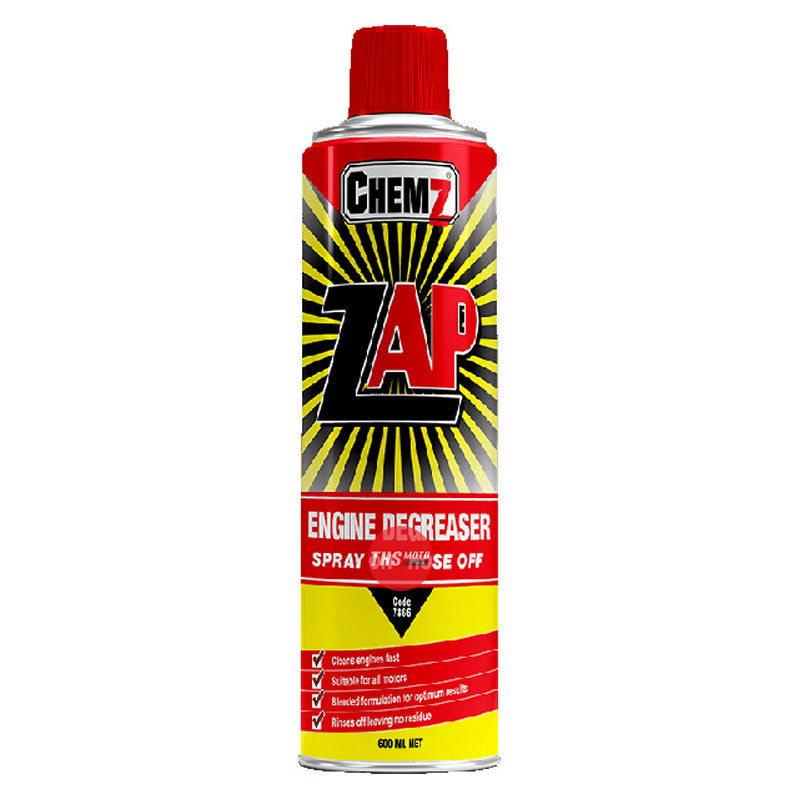 Chemz Zap Engine Degreaser Aerosol 600 Ml