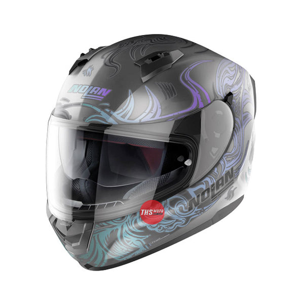 Nolan Helmet N60-6 Muse Flat Lava Grey / Violet Size Large