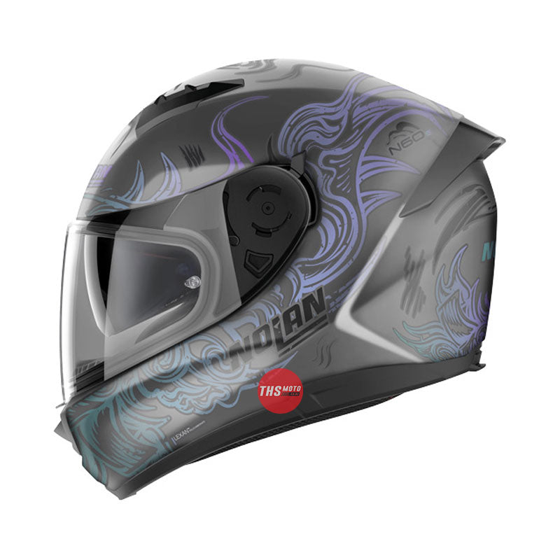 Nolan Helmet N60-6 Muse Flat Lava Grey / Violet Size Large