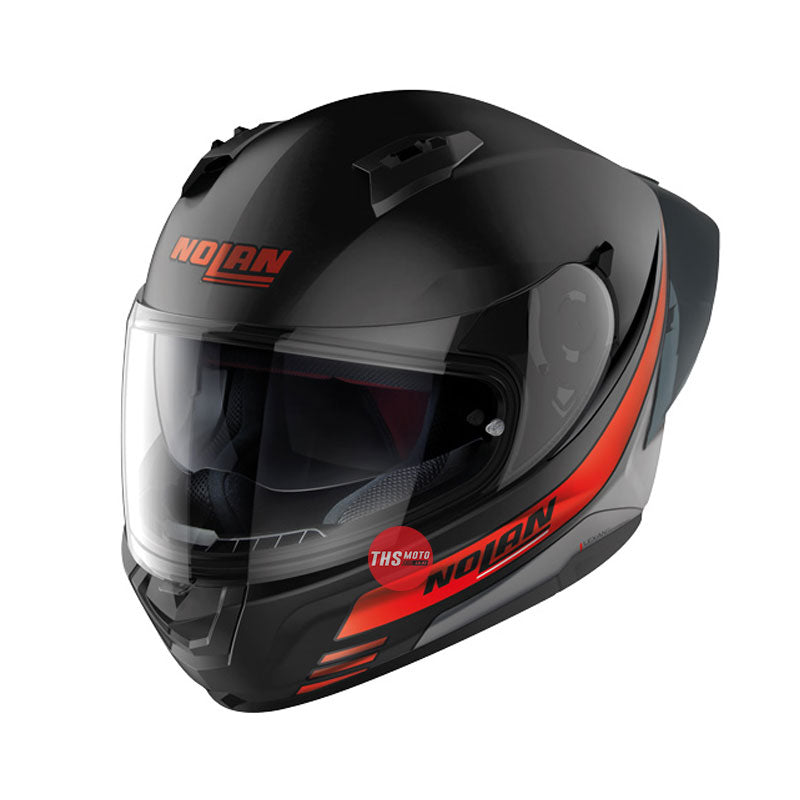 Nolan Helmet N60-6 Sport Outset Flat Black / Red Size 2XL
