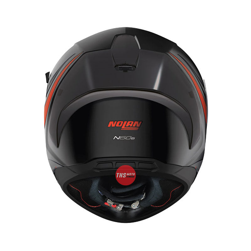 Nolan Helmet N60-6 Sport Outset Flat Black / Red Size 2XL