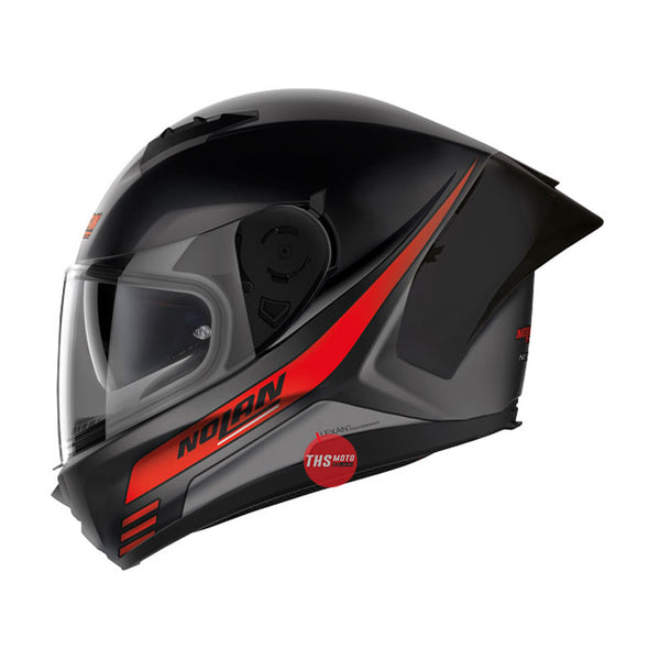 Nolan Helmet N60-6 Sport Outset Flat Black / Red Size 2XL