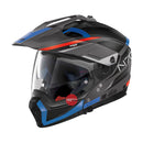 Nolan Helmet N70-2X Earthquake Flat Lava Grey / Blue Red Size Large