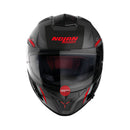 Nolan Helmet N80-8 Wanted Flat Lava Grey / Red Size 2XL