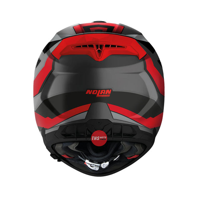Nolan Helmet N80-8 Wanted Flat Lava Grey / Red Size Small