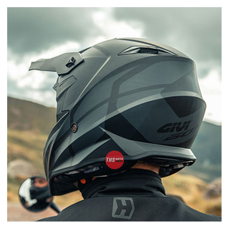 Givi 60.1 Matt Black/Dark Grey Off Road Helmet Size XL 61cm