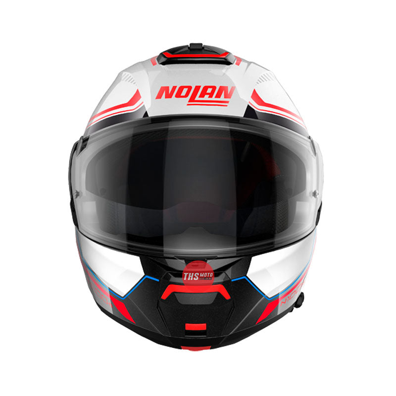 Nolan Helmet N1006 Surveyor Metal White / Blue Red Black Size XL