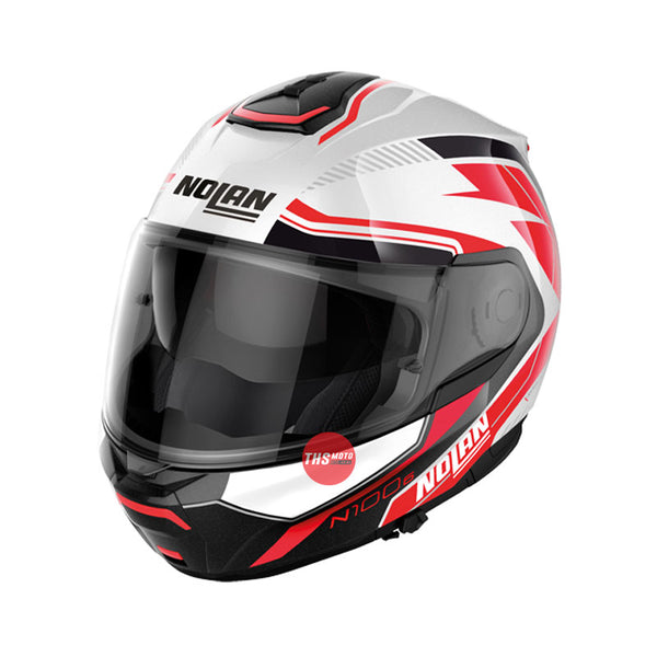 Nolan Helmet N1006 Surveyor Metal White / Red Black Size 2XL