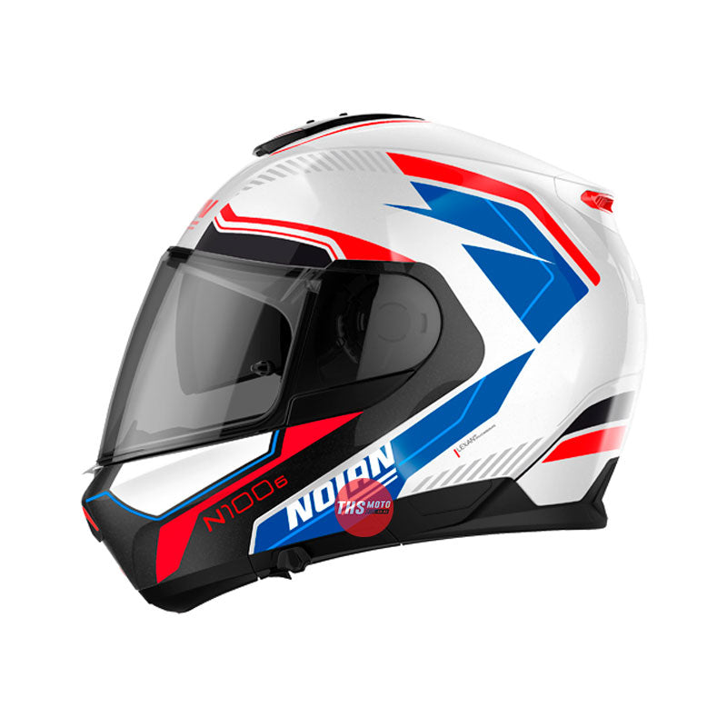Nolan Helmet N1006 Surveyor Metal White / Blue Red Black Size 2XL
