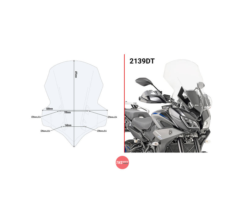 Givi Kit To Fit 2122Dt Yamaha Mt-09 Tracer '15-'17