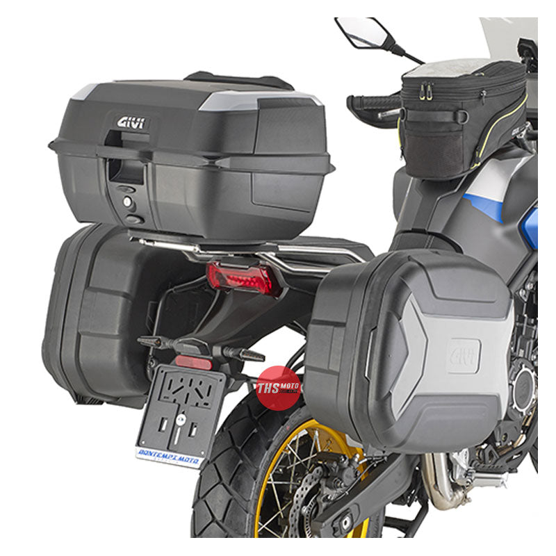 Givi Monokey Top Box/Pannier (Pl/Plr) 35Lt Trekker Lite Silver