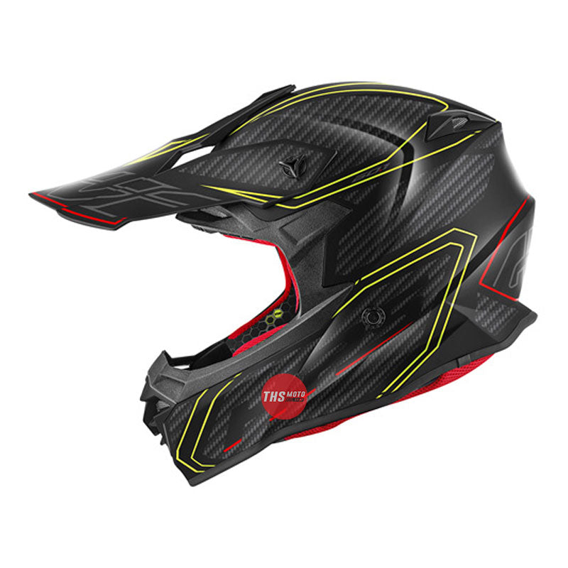 Givi 60.1 Matt Black/Neon Yellow Off Road Helmet Size Large 60cm