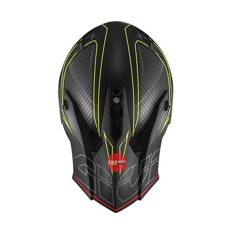 Givi 60.1 Matt Black/Neon Yellow Off Road Helmet Size Large 60cm