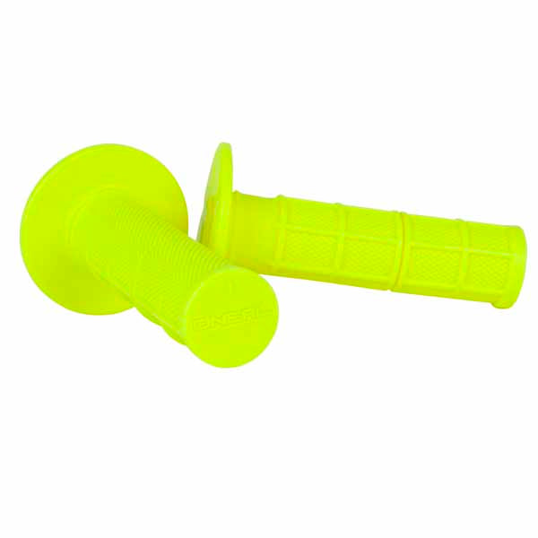 Oneal MX PRO HALF WAFFLE Neon Yellow Grips