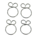 All Balls FS00041 FUEL HOSE CLAMP 4 PC KIT - WIRE STYLE 9.7mm ID