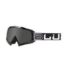 Blur B-10 Goggles Adult Two Face Blk/Wht (Silv Lens)