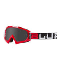 Blur B-10 Goggles Adult Two Face Red/Blk/Wht (Silv Lens)