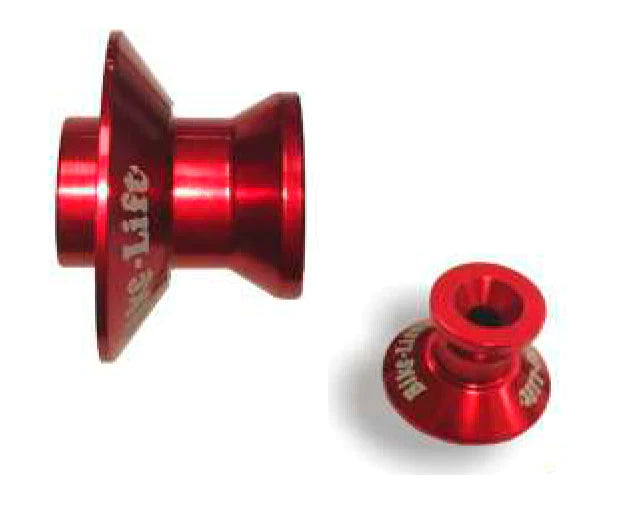 Bike Lift 6mm REAR STAND BOBBIN SET RED (NEW STYLE)