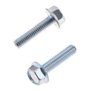 Bolt 6x25mm Hex (10mm Head) Flange (Packet of 10)