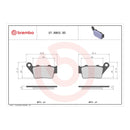 Brembo Prime Sinter Rear Brake Pads 07BB02SD
