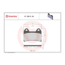 Brembo Prime Sinter Front Brake Pads 07BB19SA