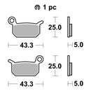 Brembo Upgrade Sinter Front Brake Pads 07GR70SX
