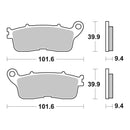Brembo Prime Sinter Rear Brake Pads 07HO60SP