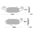 Brembo Prime Sinter Front Brake Pads 07KA18SA