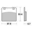 Brembo Prime Sinter Rear Brake Pads 07SU06SP