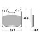 Brembo Prime Sinter Rear Brake Pads 07YA40SP