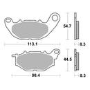 Brembo Xtra Sinter Front Brake Pads 07YA52SR