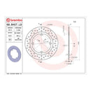 Brembo Prime Serie Oro Rear Brake Disc 68B407L9